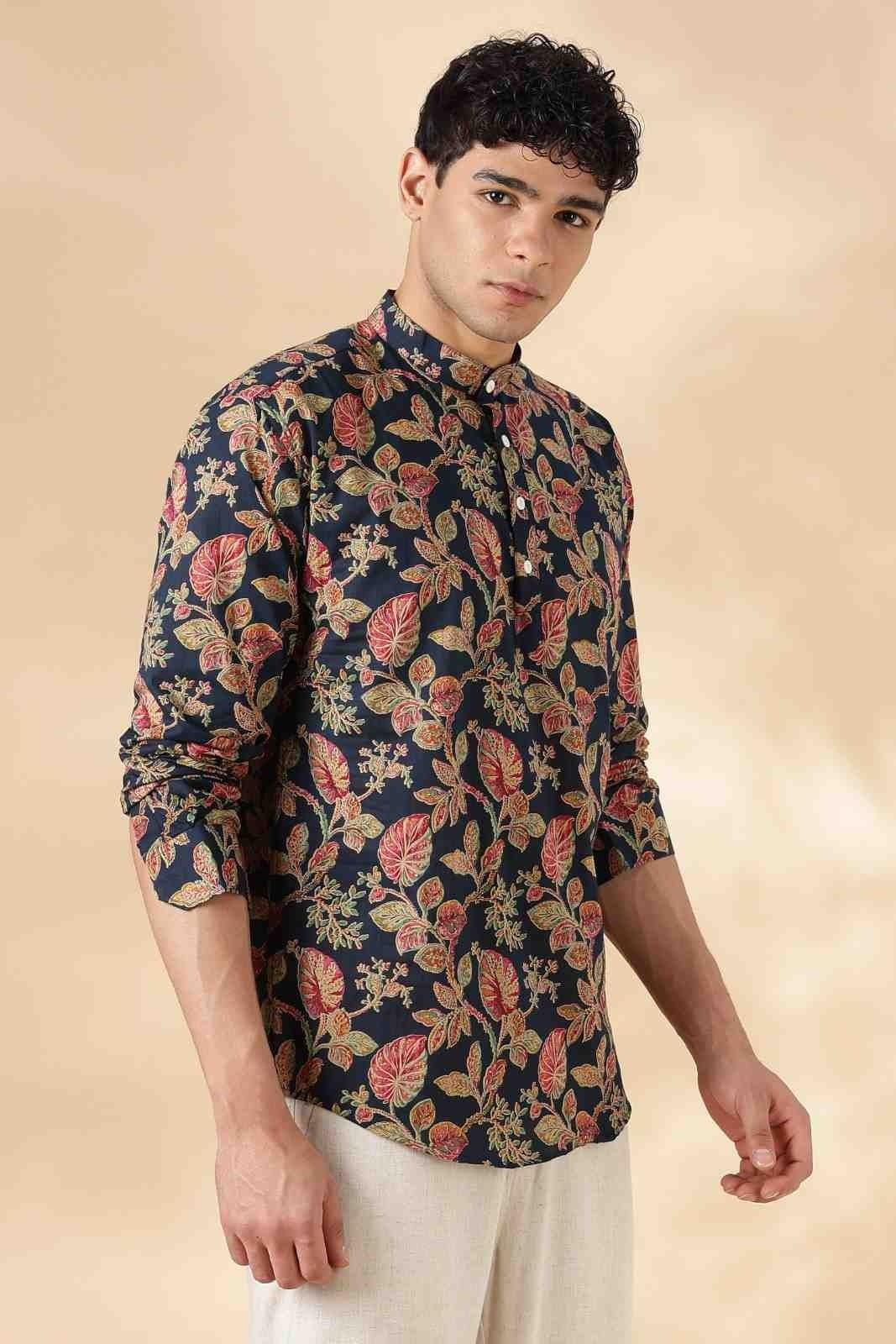 Ethnic Cotton Short Kurta for Men