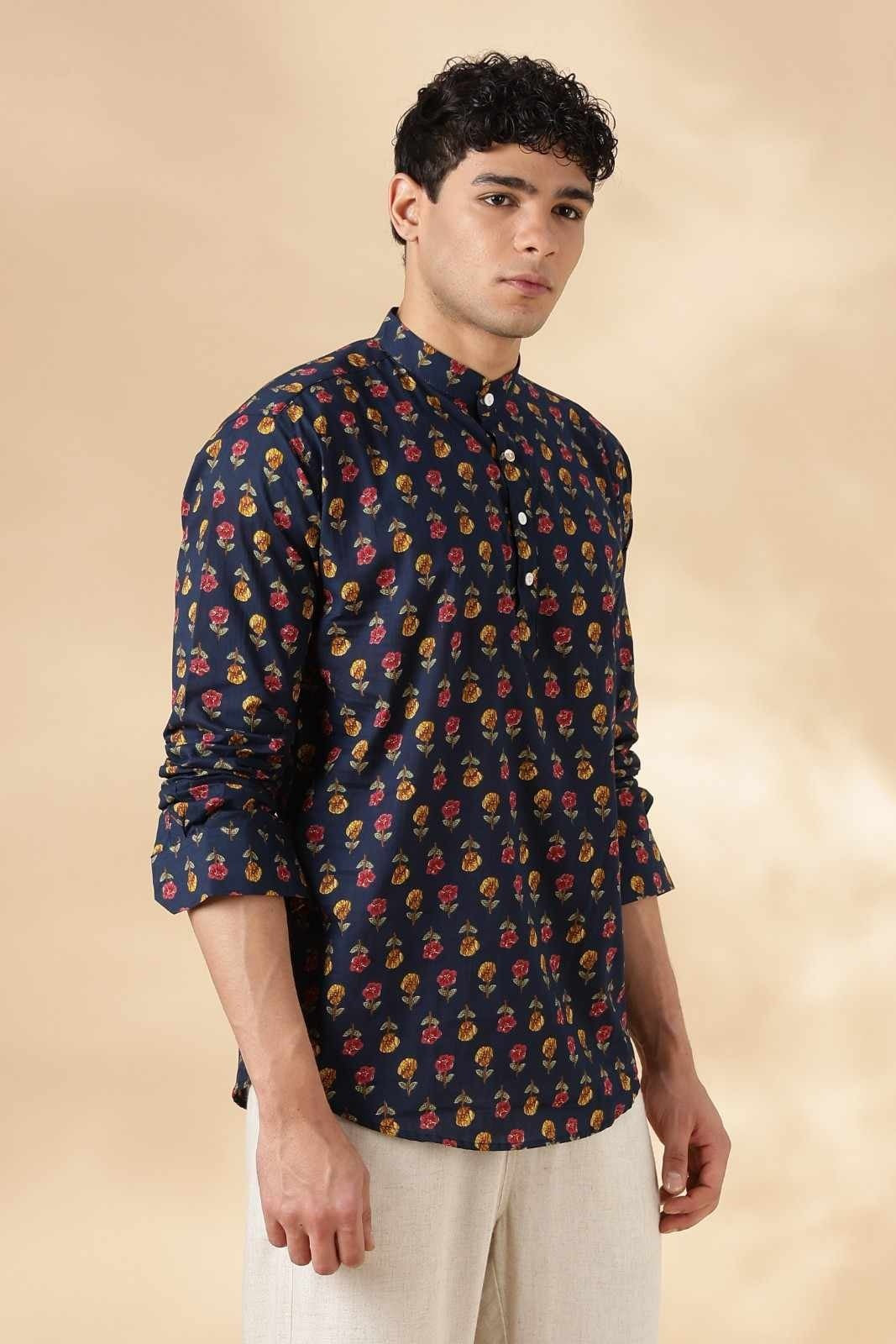Ethnic Cotton Short Kurta for Men