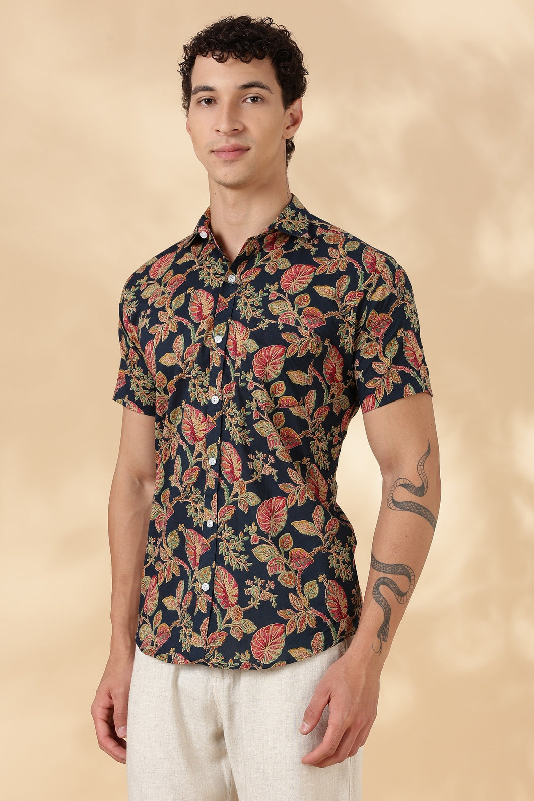 Stylish Printed Half Sleeve Shirt for Men