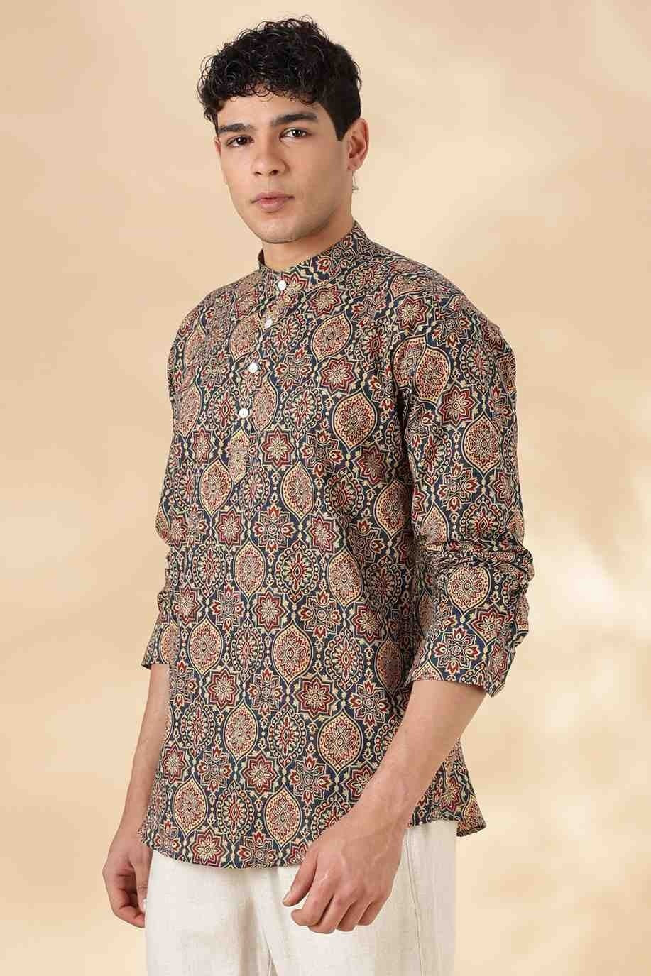 Ethnic Cotton Short Kurta for Men