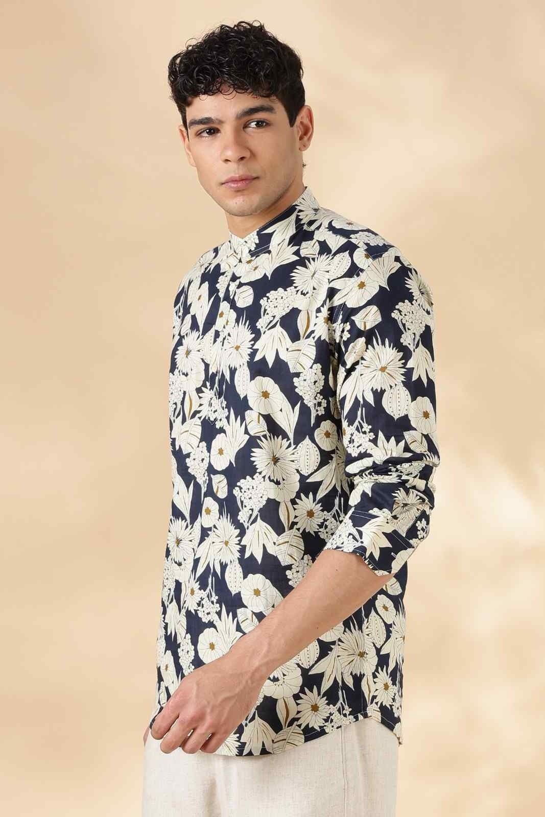 Ethnic Cotton Short Kurta for Men