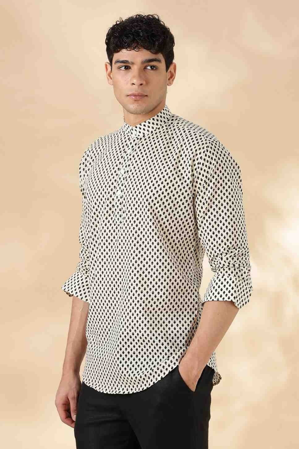 Ethnic Cotton Short Kurta for Men