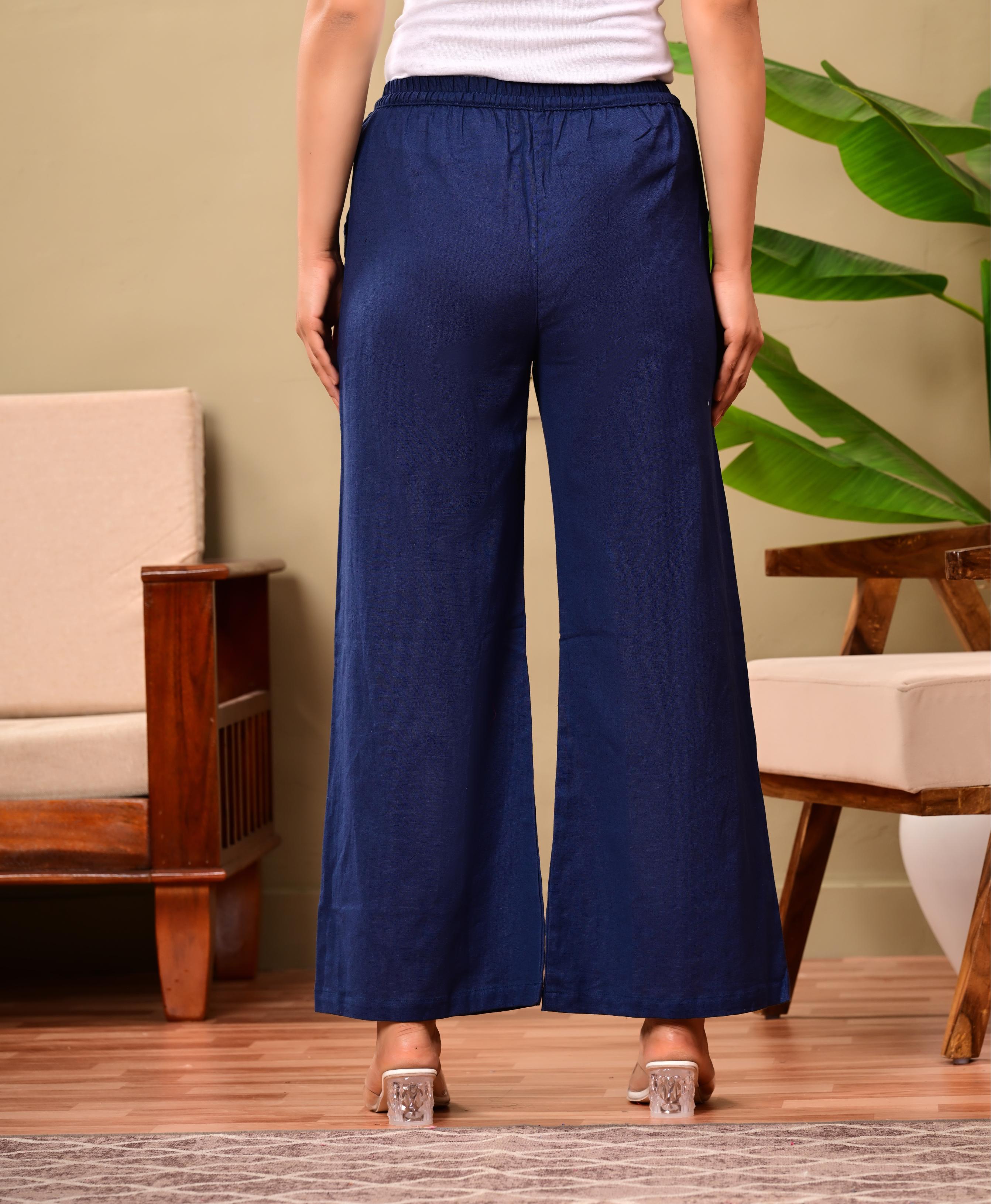 Women Relaxed Fit Palazzo Bottoms