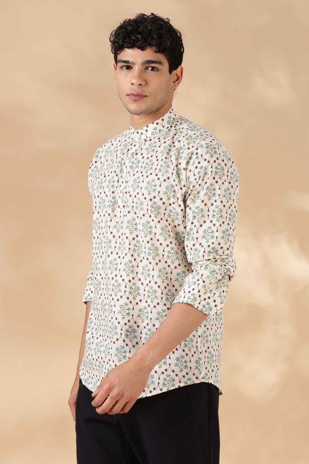 Ethnic Cotton Short Kurta for Men