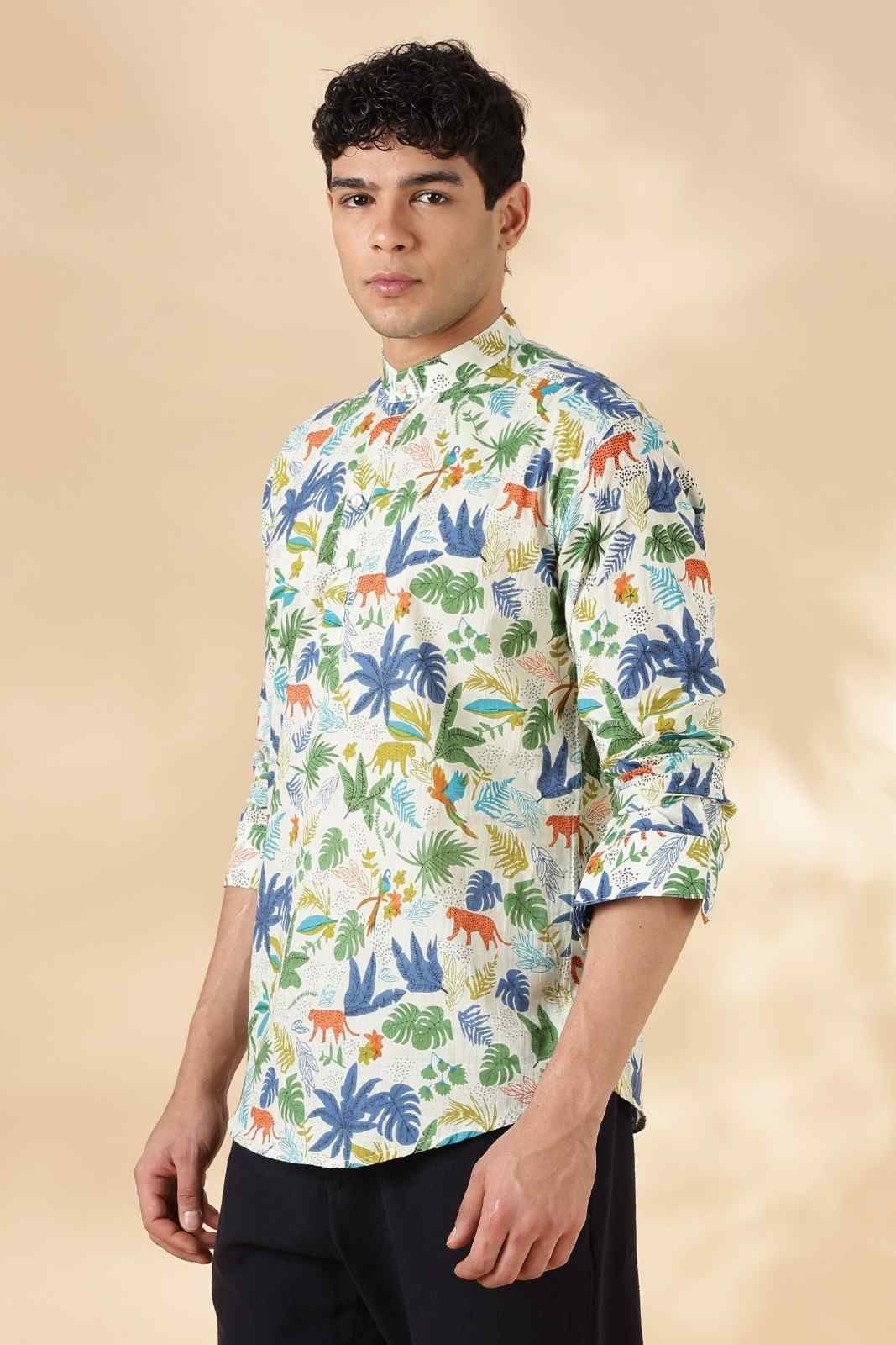 Ethnic Cotton Short Kurta for Men
