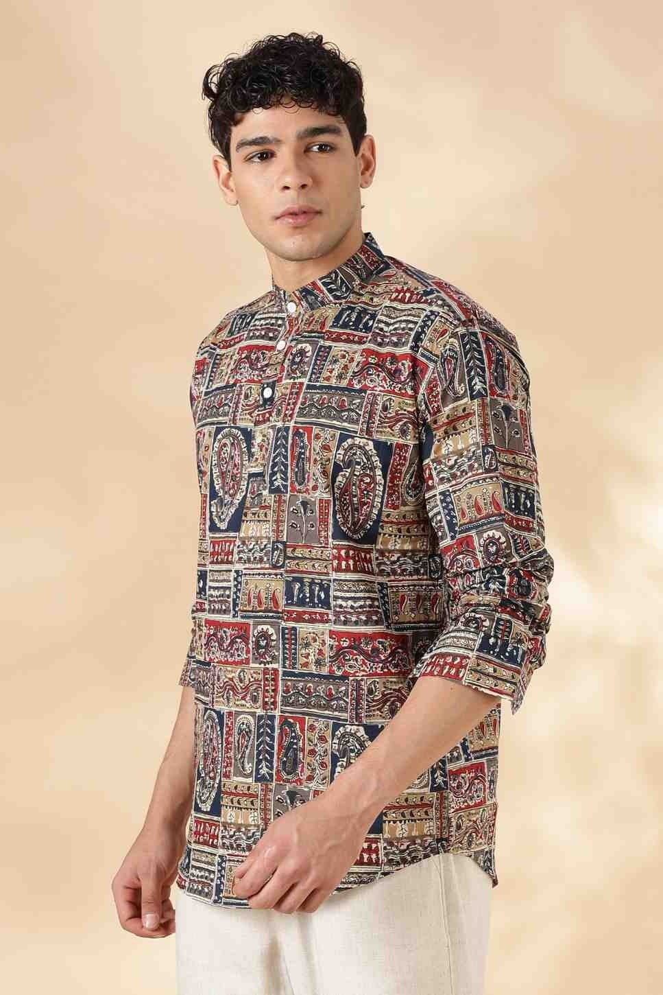 Ethnic Cotton Short Kurta for Men