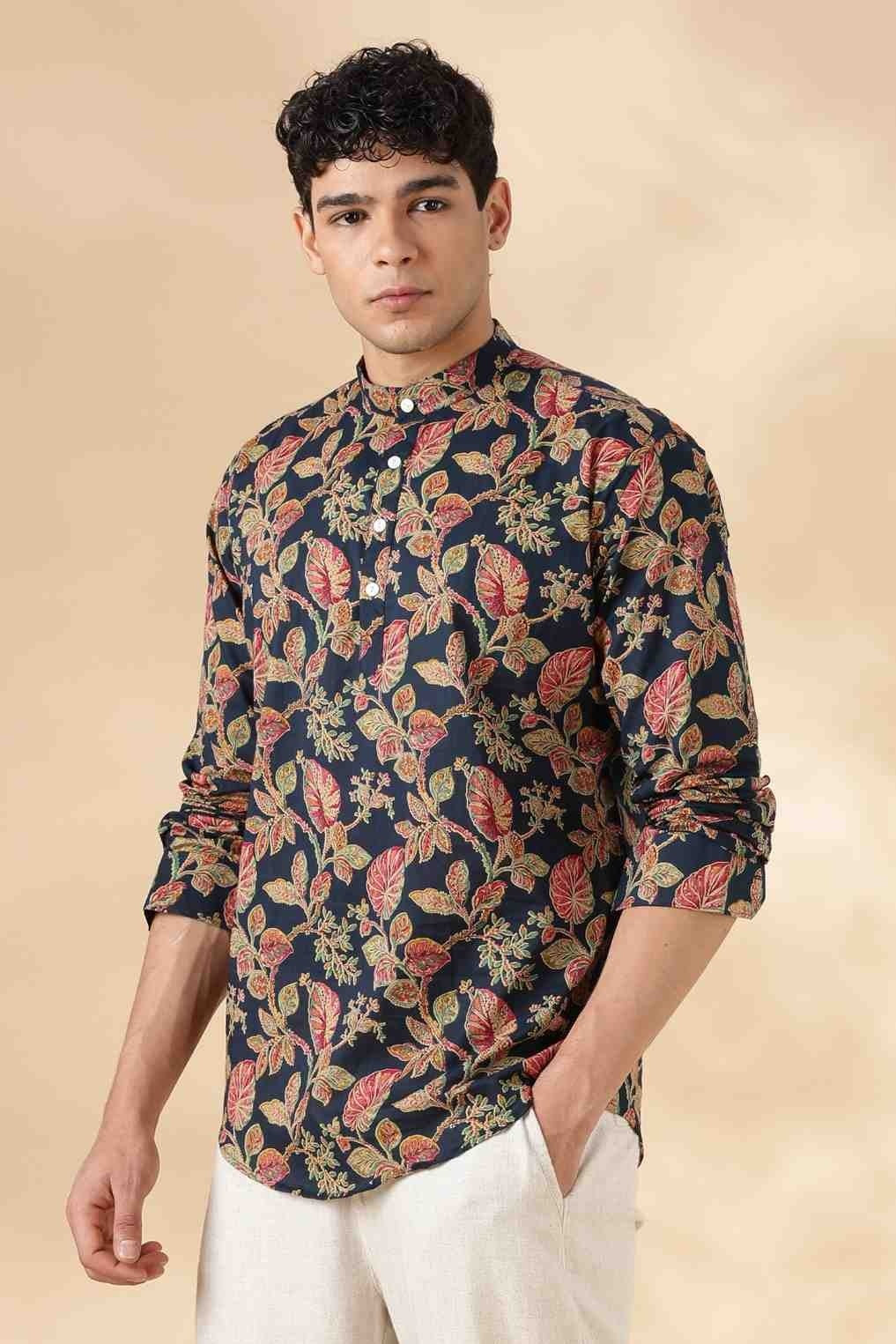 Ethnic Cotton Short Kurta for Men