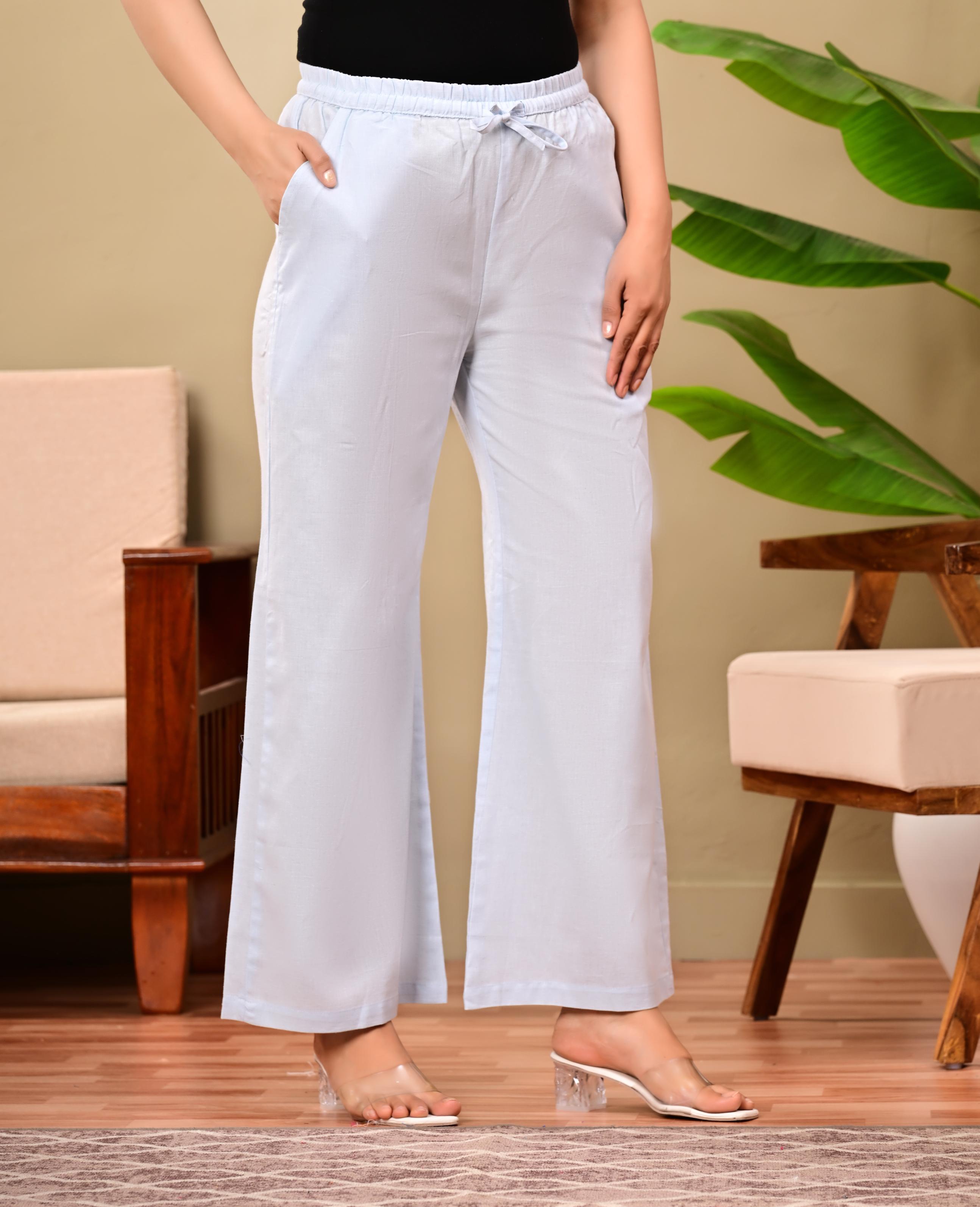 Women Relaxed Fit Palazzo Bottoms