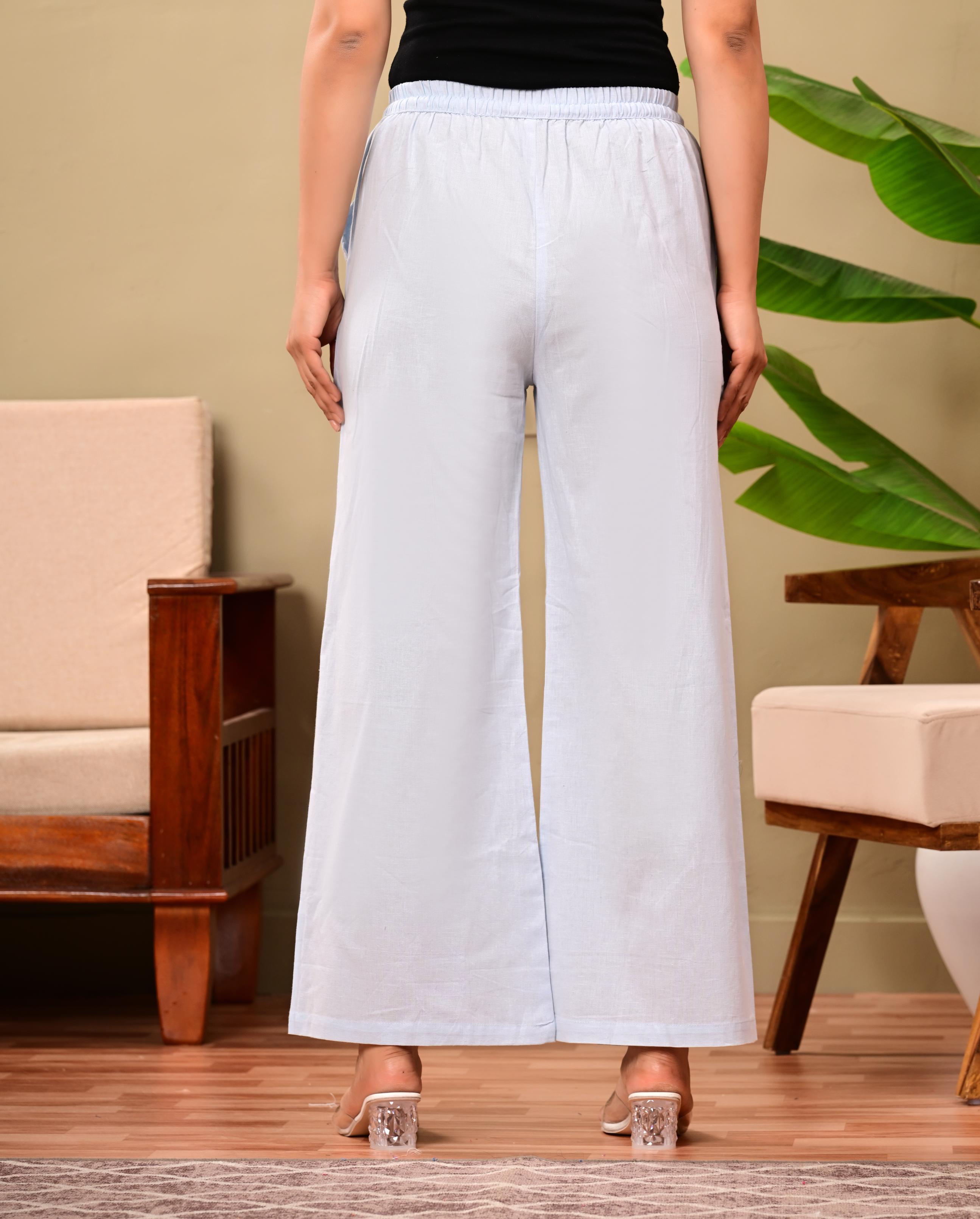 Women Relaxed Fit Palazzo Bottoms