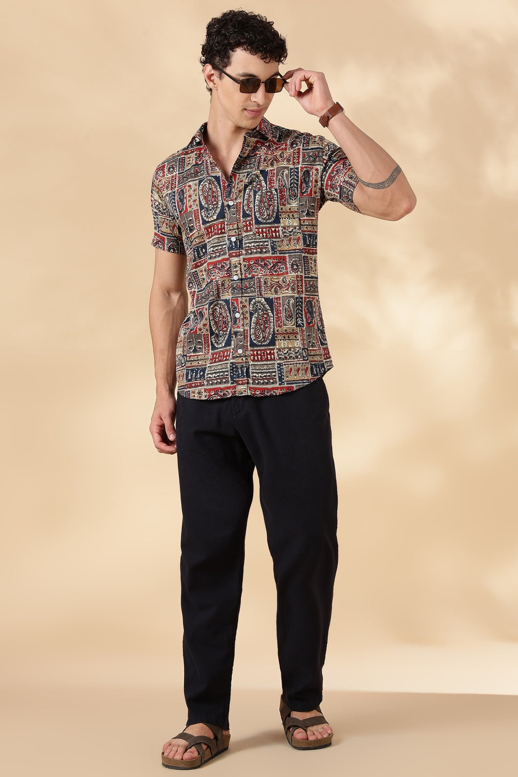 Stylish Printed Half Sleeve Shirt for Men