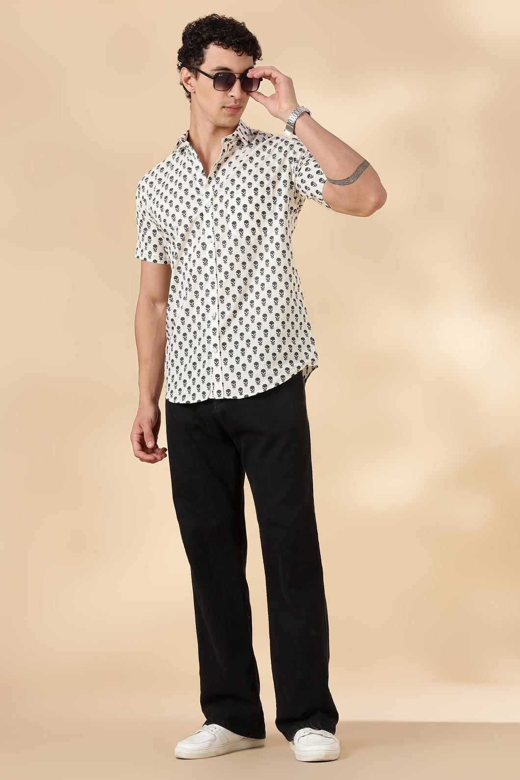 Stylish Printed Half Sleeve Shirt for Men