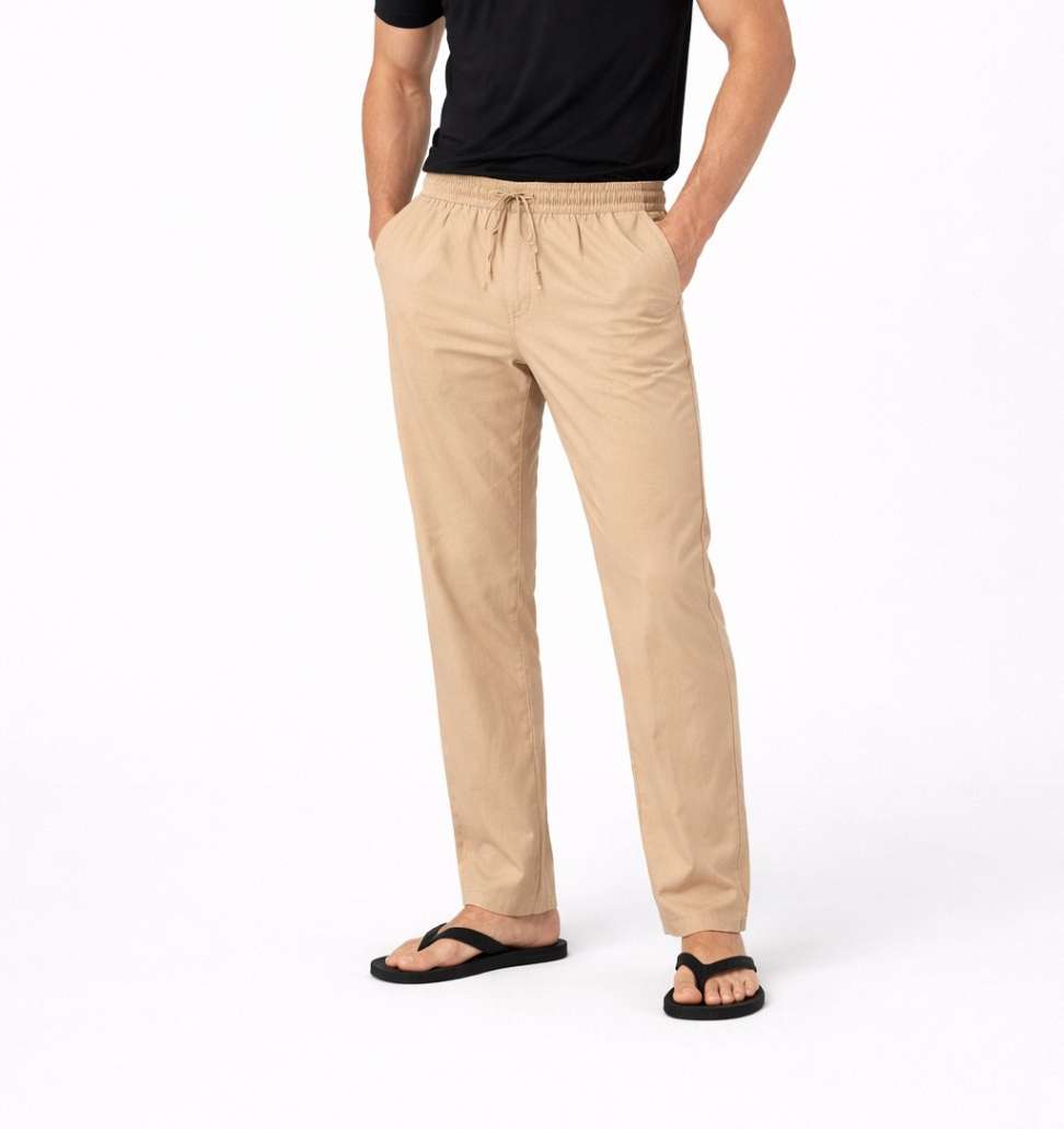 Men'S Solid Straight Fit Lounge Bottoms