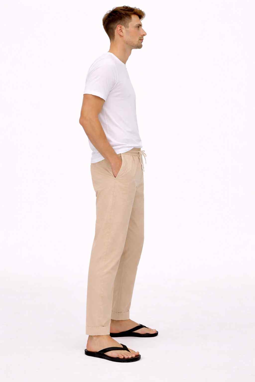 Men'S Solid Straight Fit Lounge Bottoms