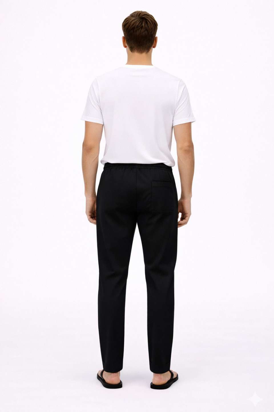 Men'S Solid Straight Fit Lounge Bottoms
