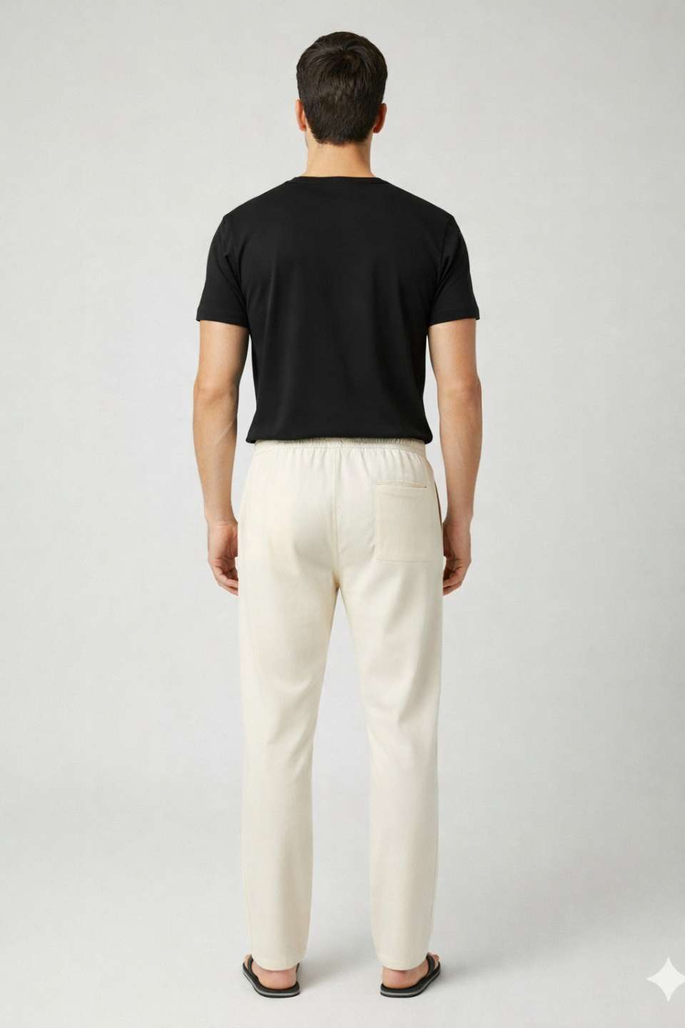Men'S Solid Straight Fit Lounge Bottoms