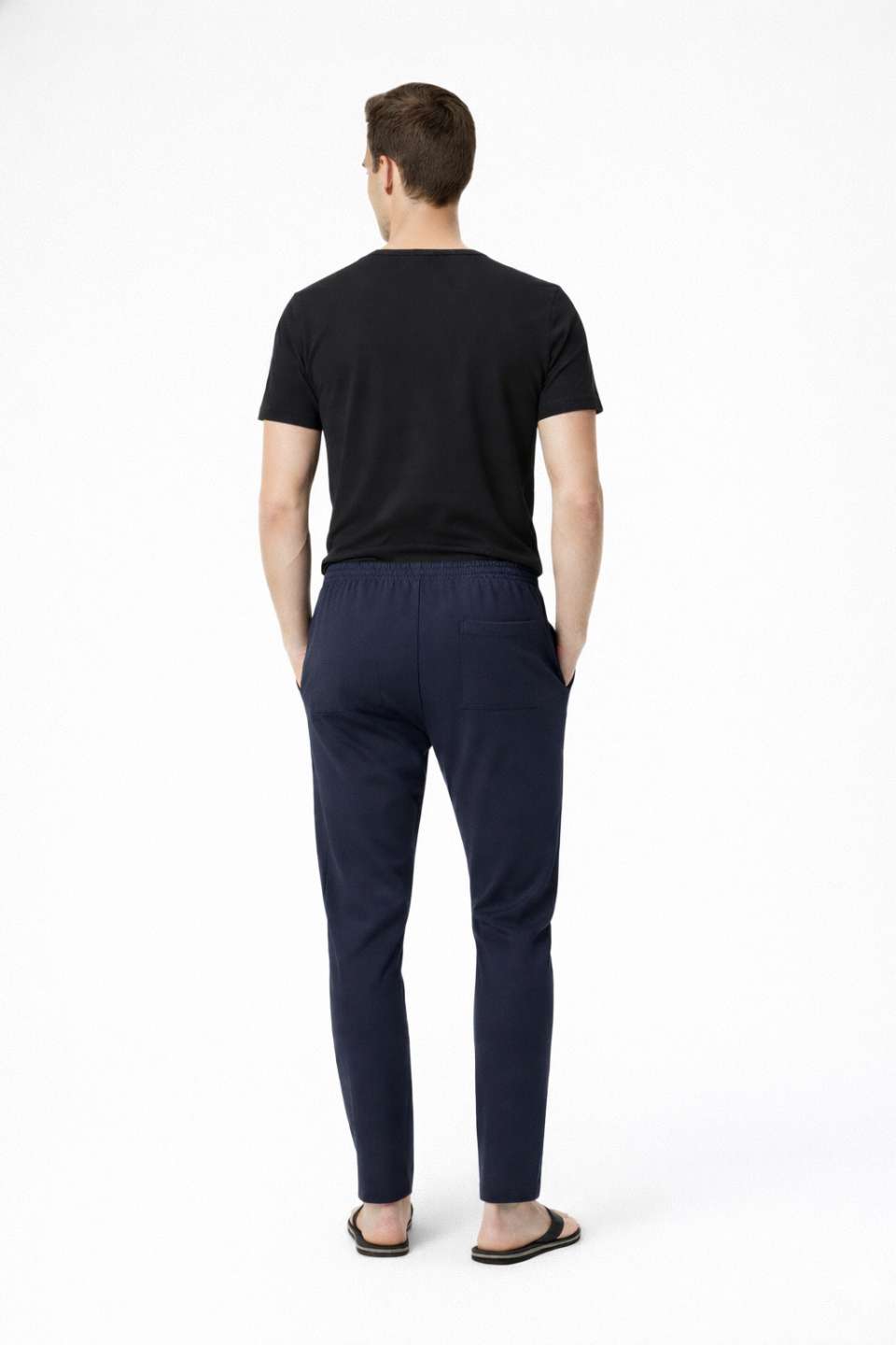 Men'S Solid Straight Fit Lounge Bottoms