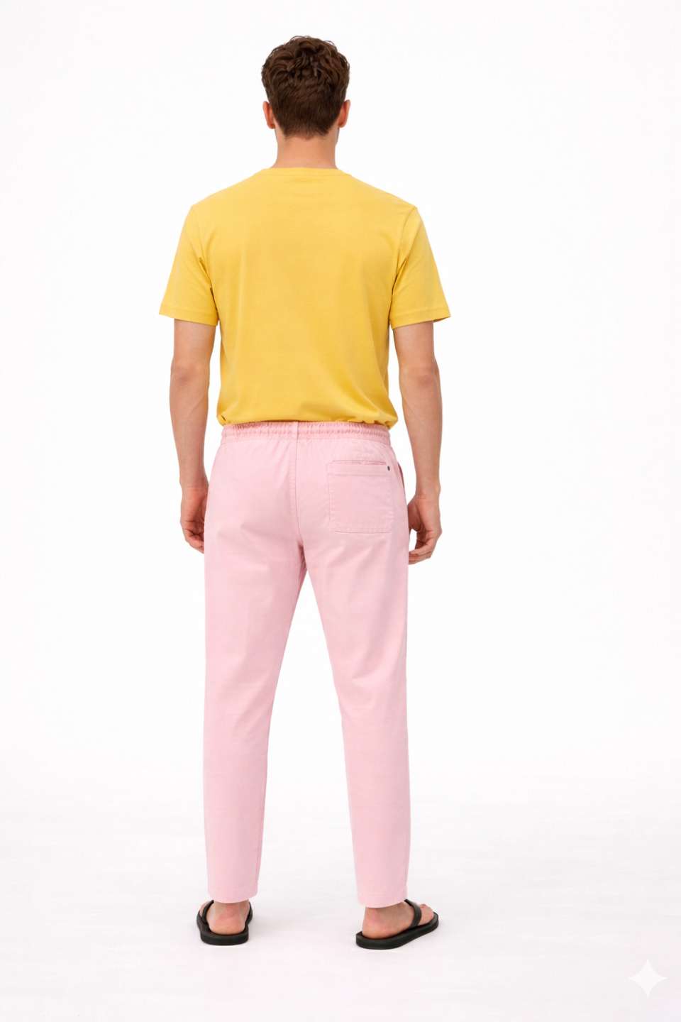 Men'S Solid Straight Fit Lounge Bottoms