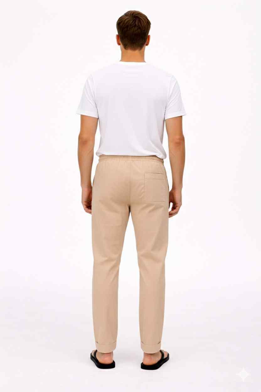 Men'S Solid Straight Fit Lounge Bottoms