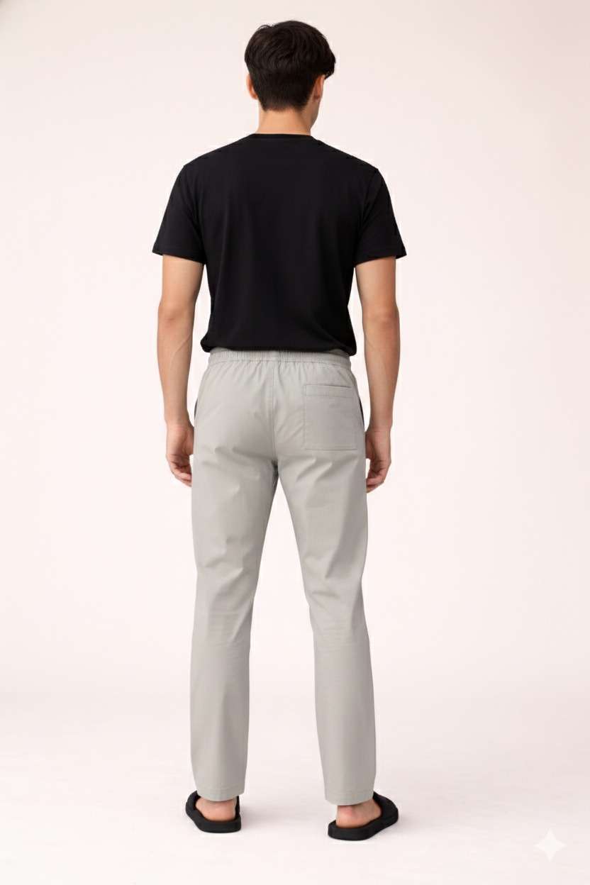 Men'S Solid Straight Fit Lounge Bottoms
