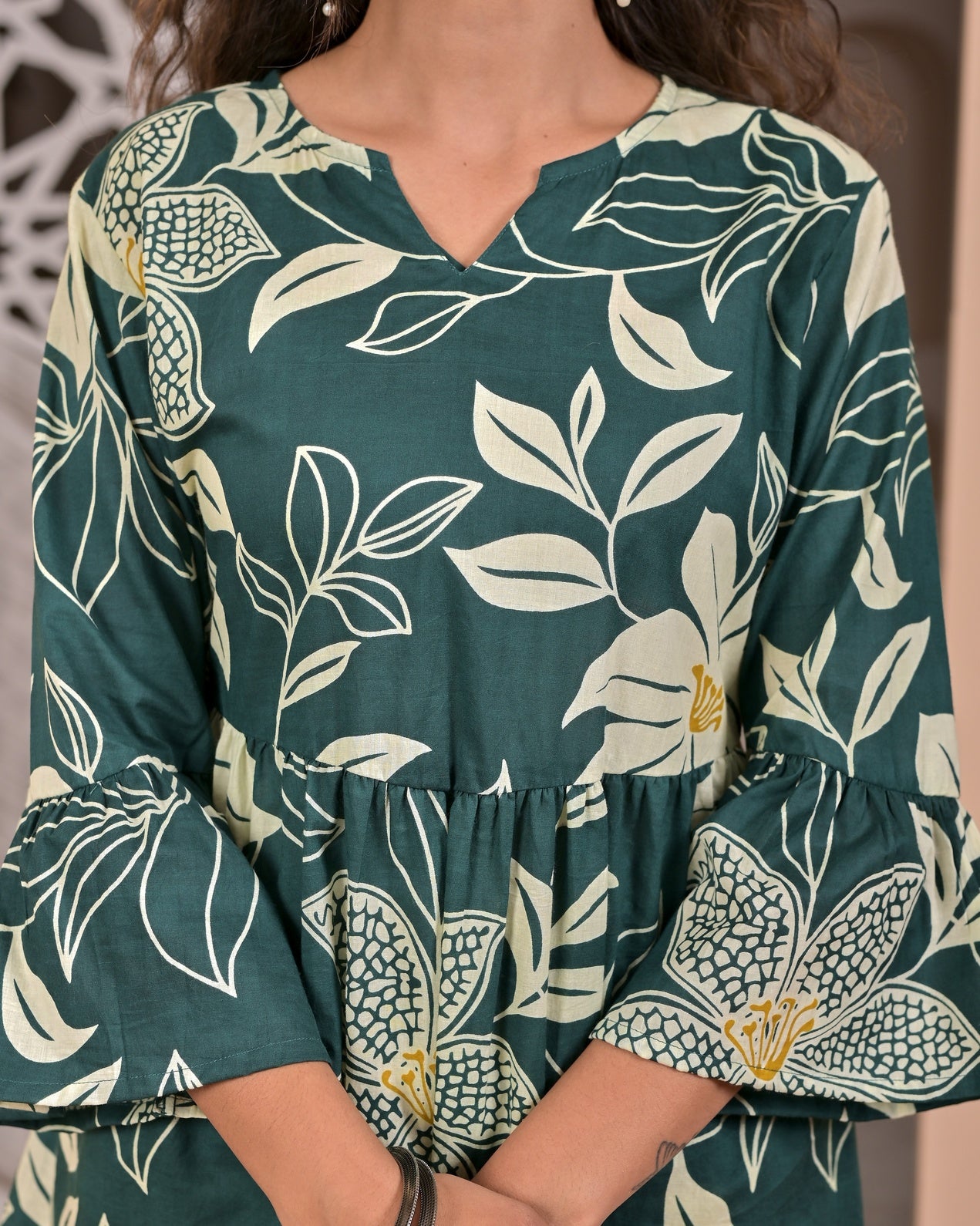 Women’s Green Floral Co-Ord Set
