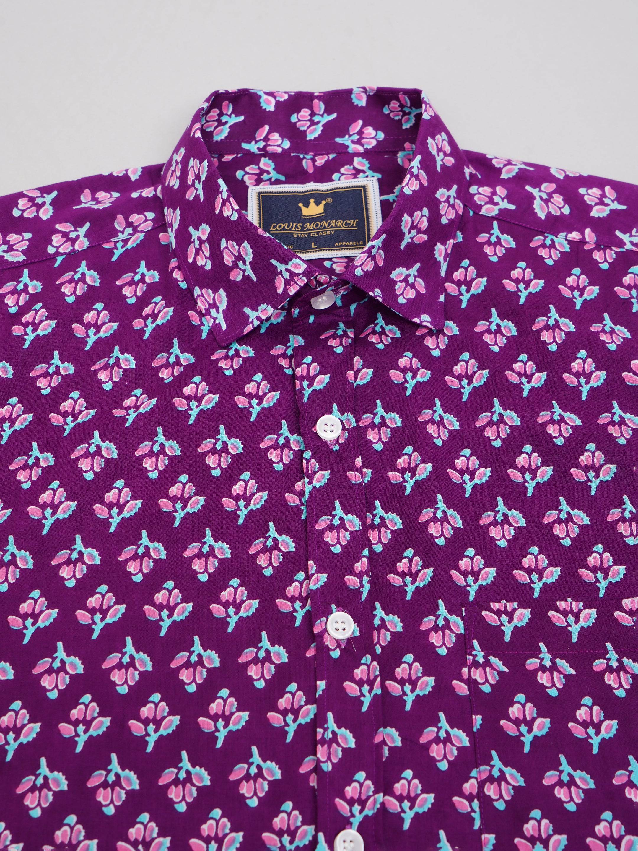 Stylish Printed Half Sleeve Shirt for Men