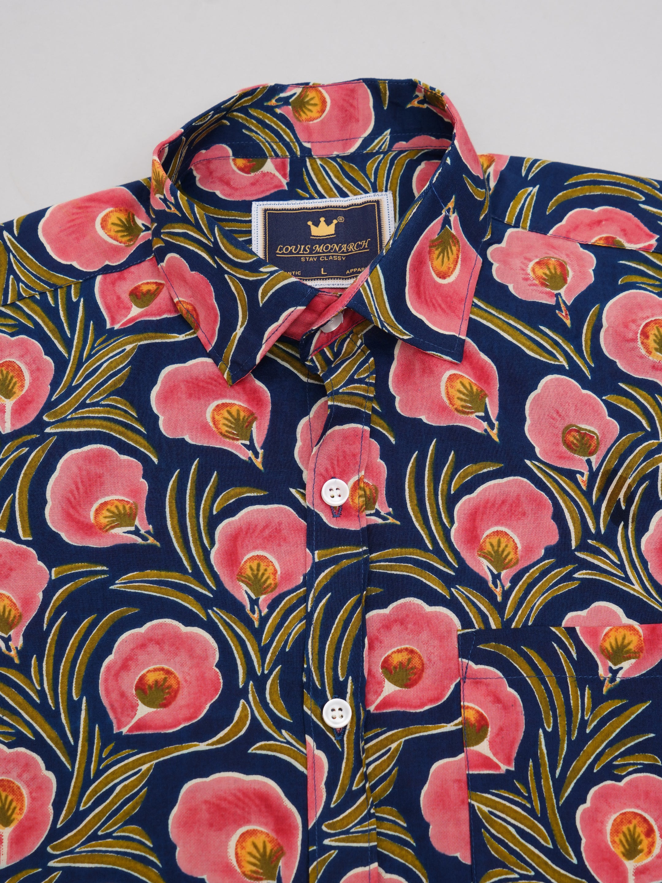 Stylish Printed Half Sleeve Shirt for Men