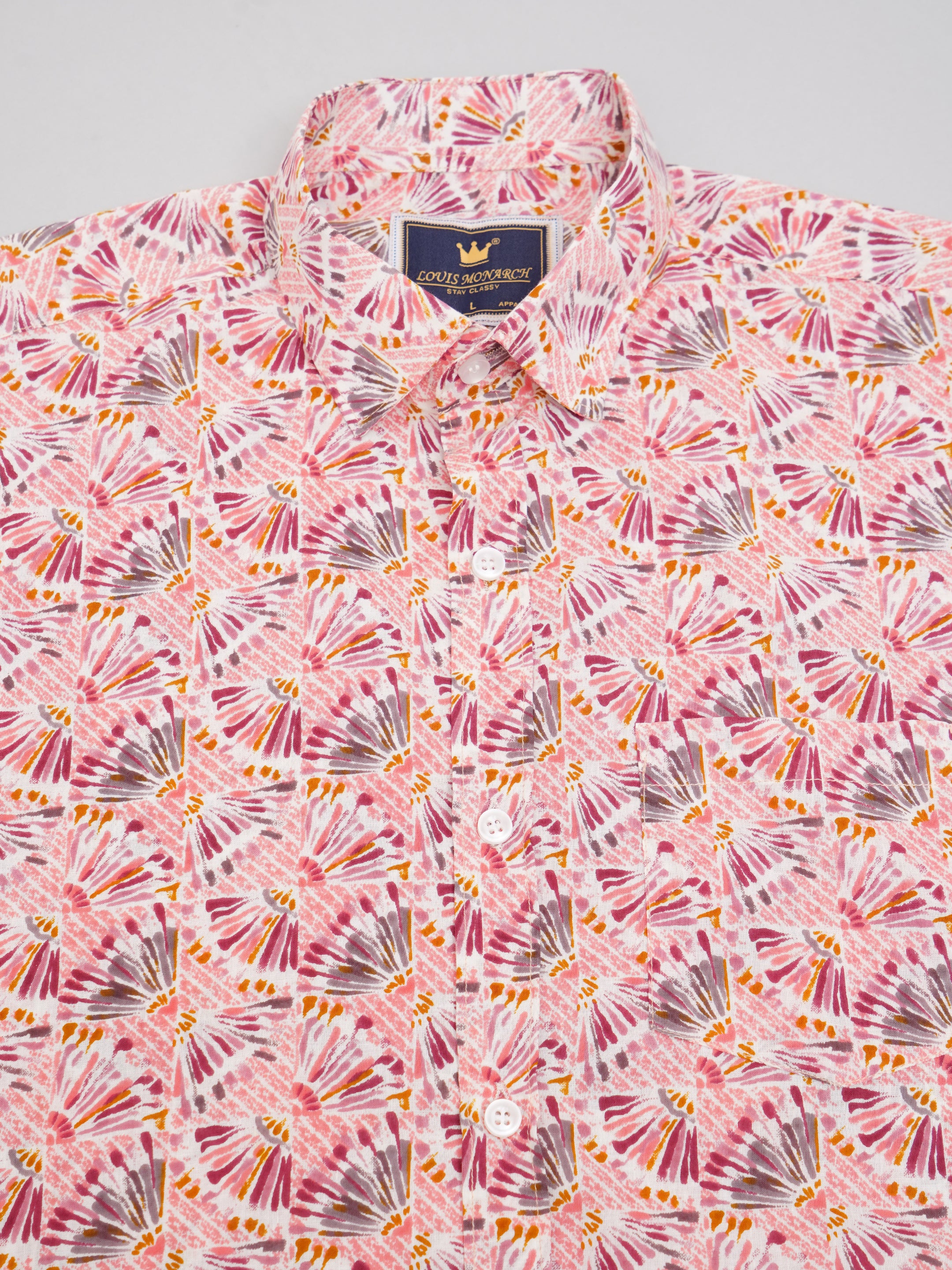 Stylish Printed Half Sleeve Shirt for Men