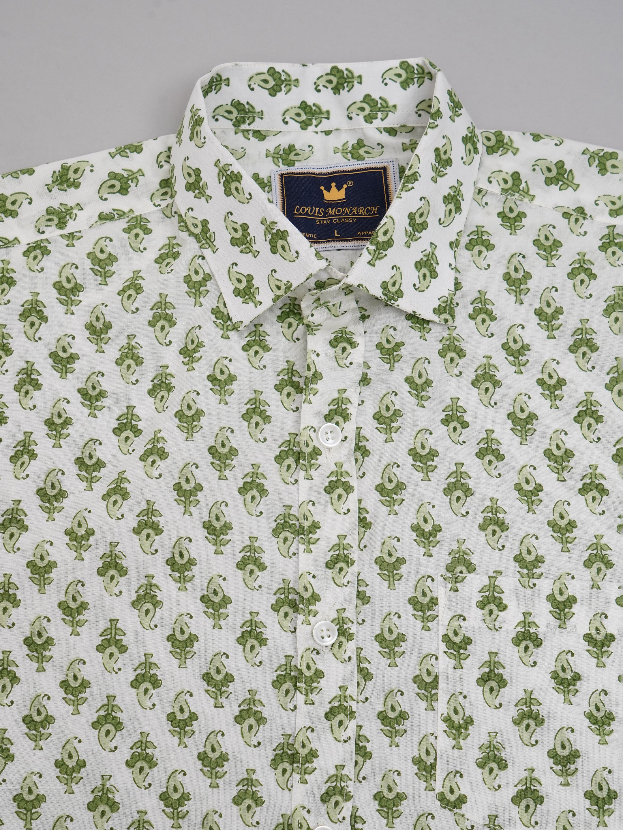 Stylish Printed Half Sleeve Shirt for Men