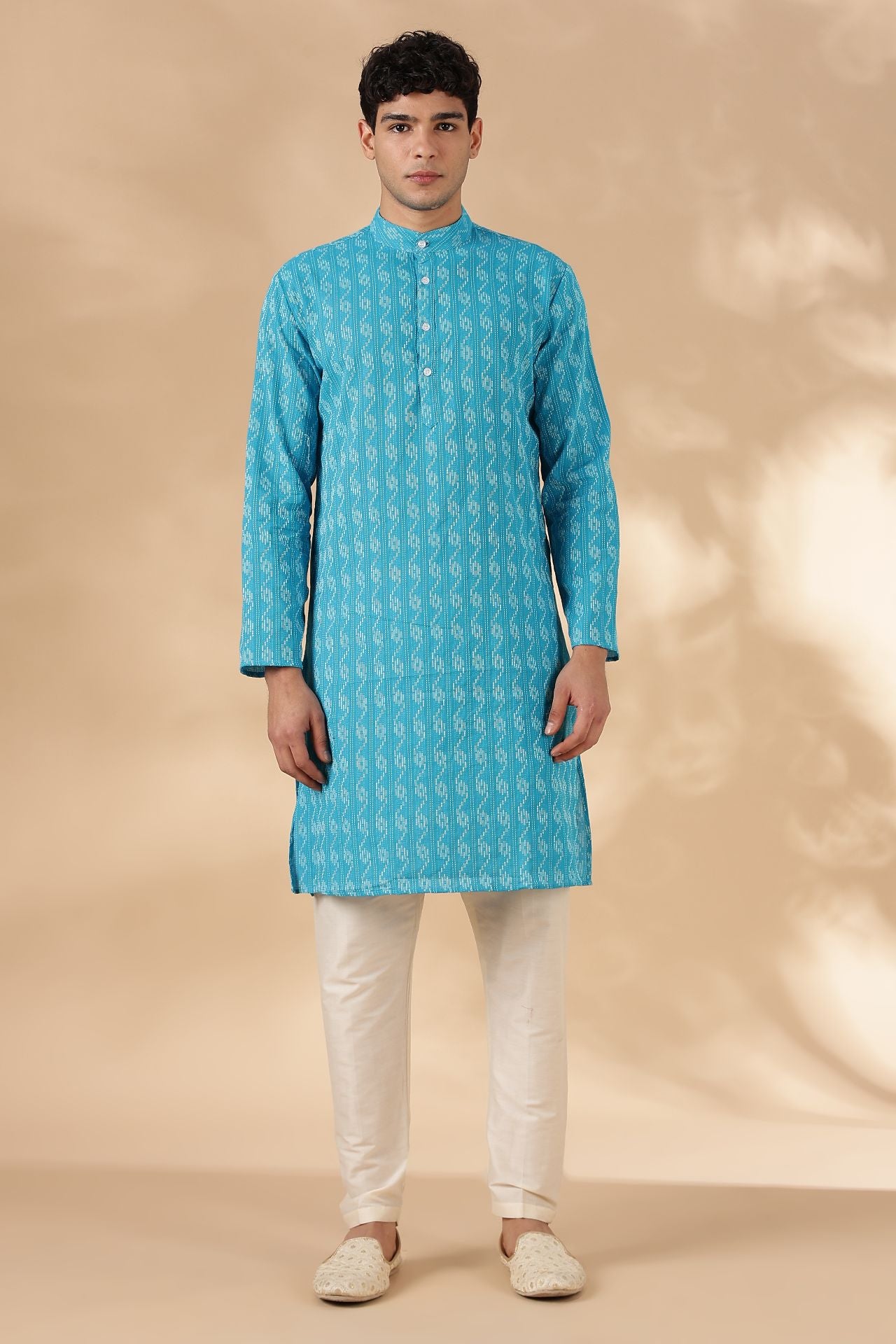 NAMA'S Men Regular Fit Cotton Kurta