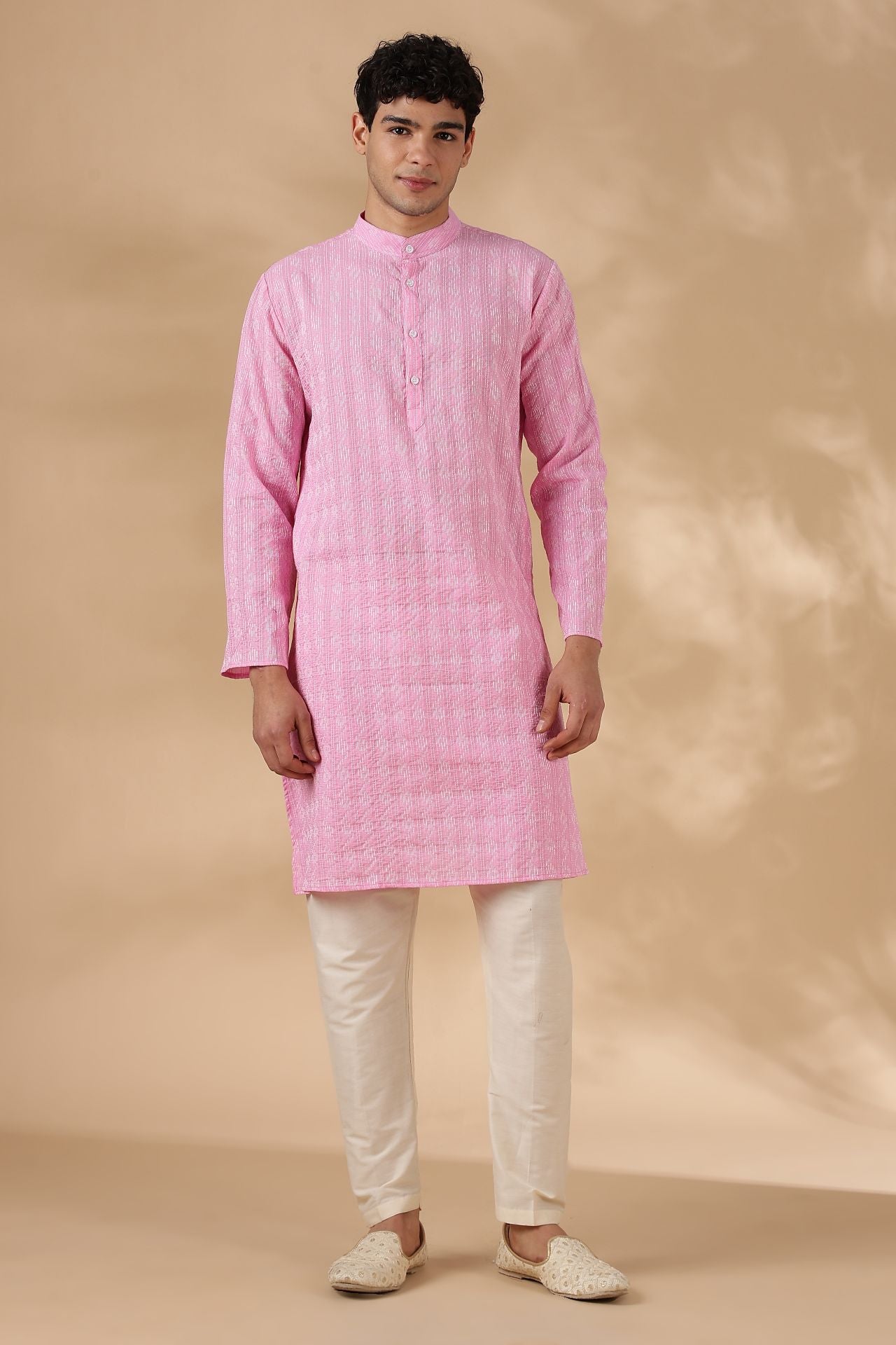 NAMA'S Men Regular Fit Cotton Kurta