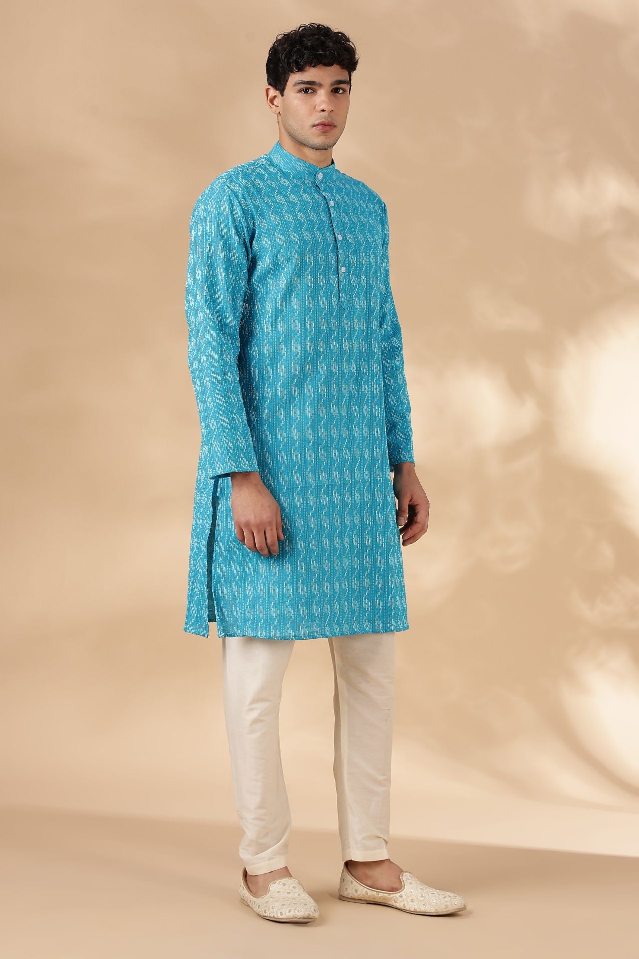 NAMA'S Men Regular Fit Cotton Kurta