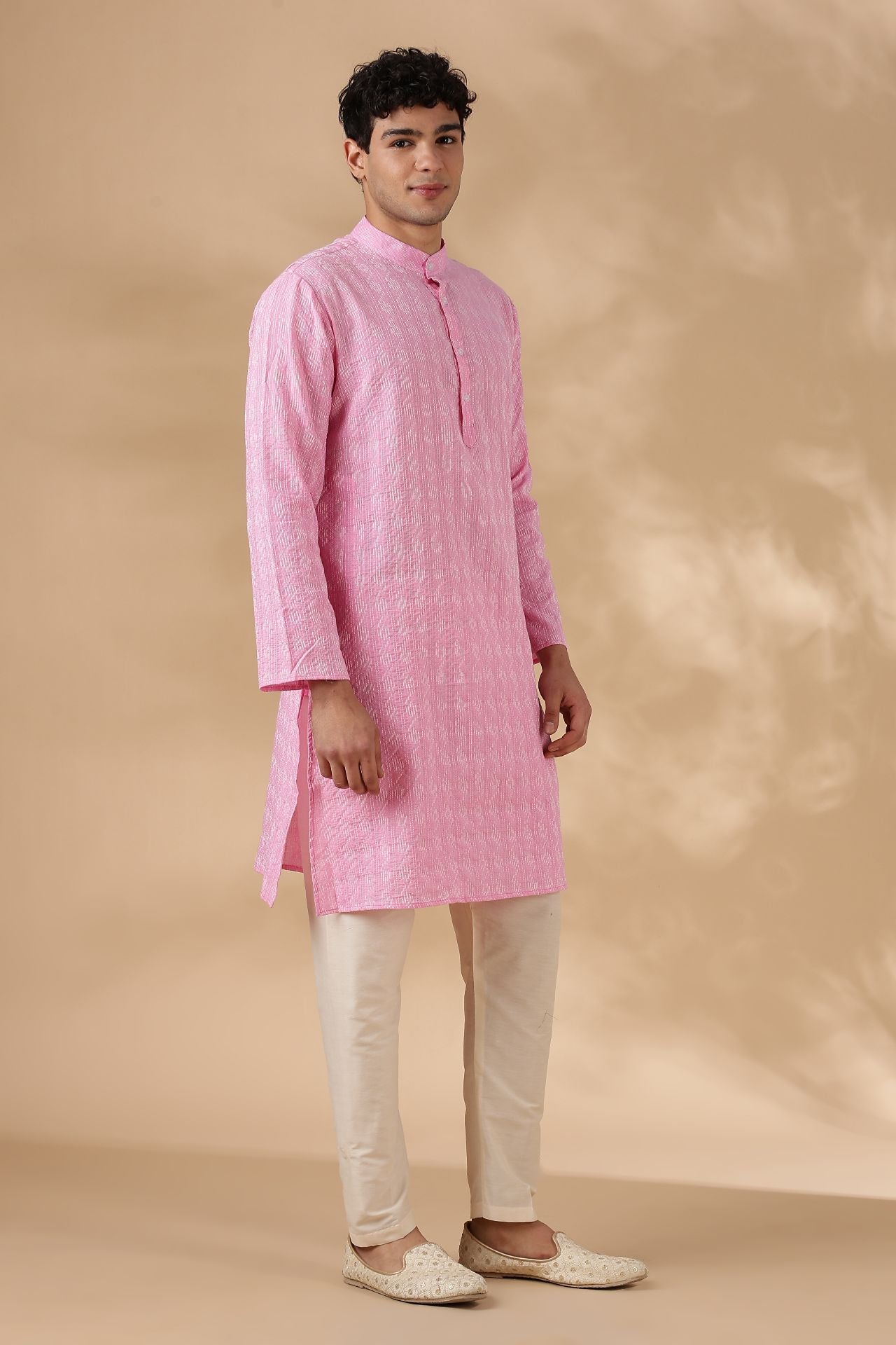 NAMA'S Men Regular Fit Cotton Kurta