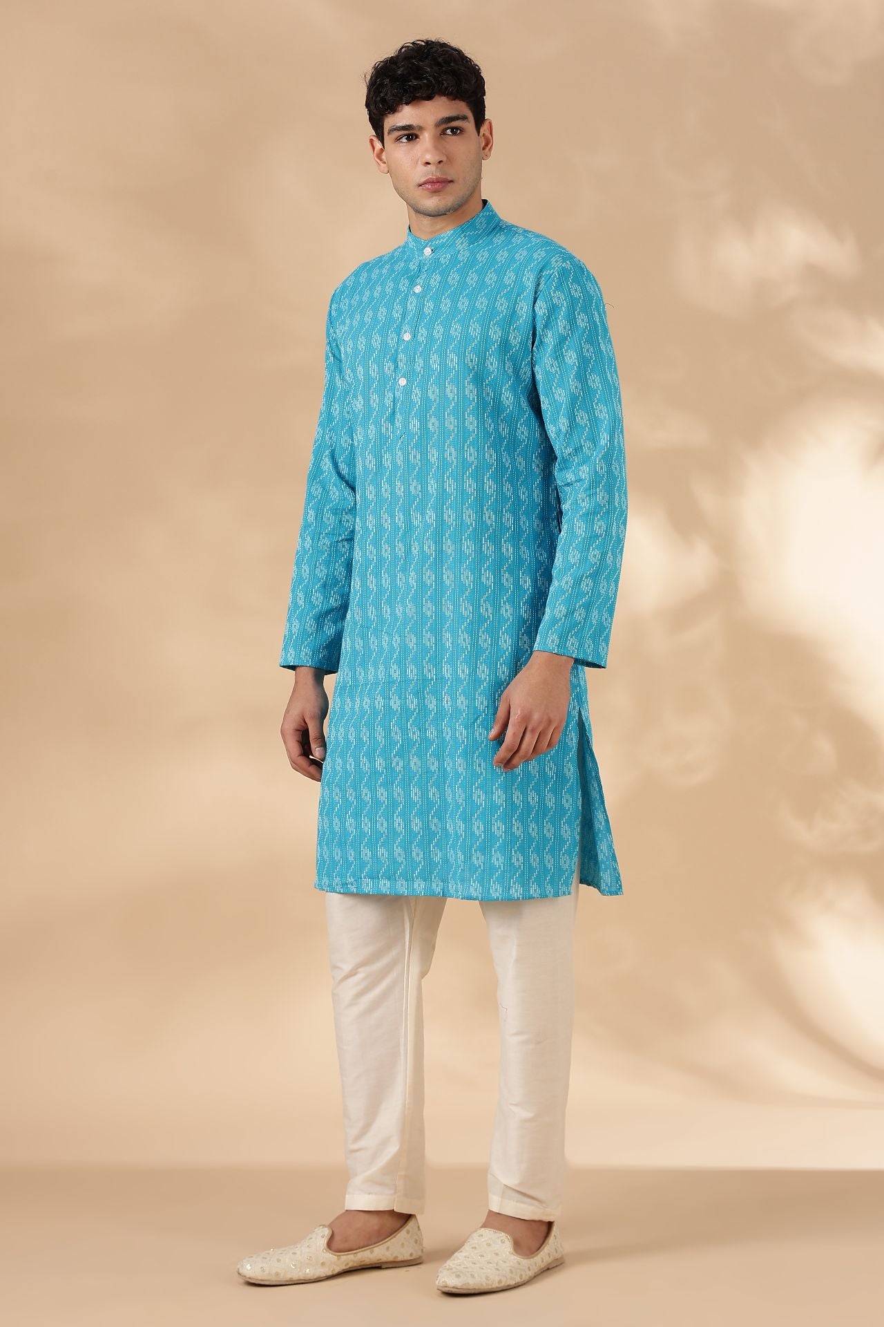 NAMA'S Men Regular Fit Cotton Kurta